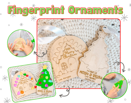 Fingerprint Christmas Ornament Kit