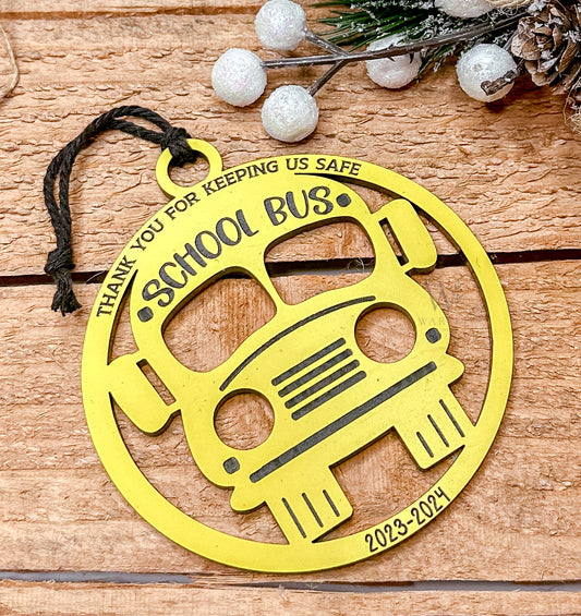 School Bus Driver Ornament