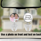 Double-Sided Angel Photo Charm