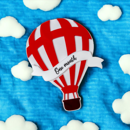 Hot Air Balloon Monthly Milestone Marker Set