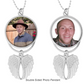 Double-Sided Angel Photo Charm