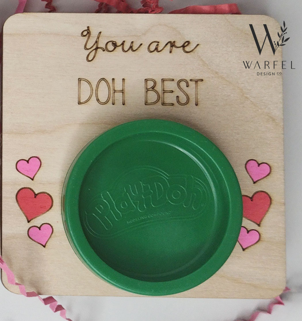 Dough Valentine’s Day Card