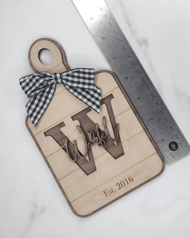 Monogram 3D Cutting Board