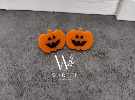 Jack-o'-Lantern Earrings