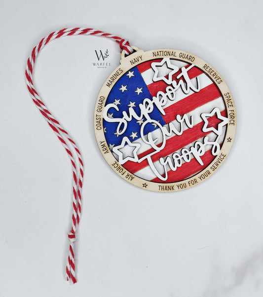 Support our Troops ornament