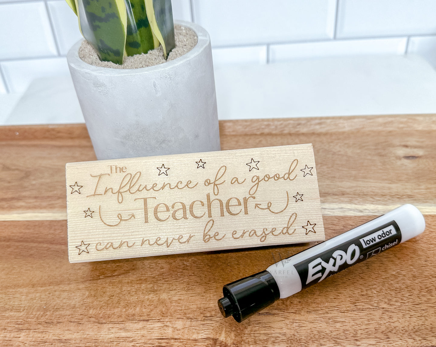 Engraved Teacher Eraser