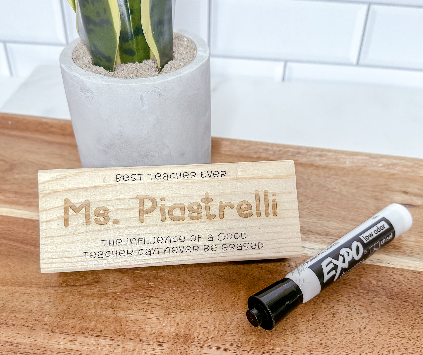 Engraved Teacher Eraser