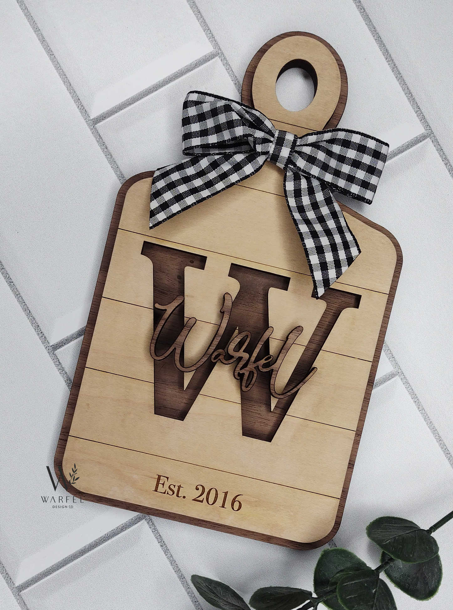 Monogram 3D Cutting Board