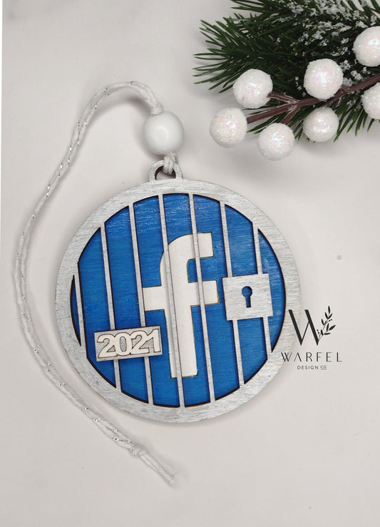 Facebook Jail ornament