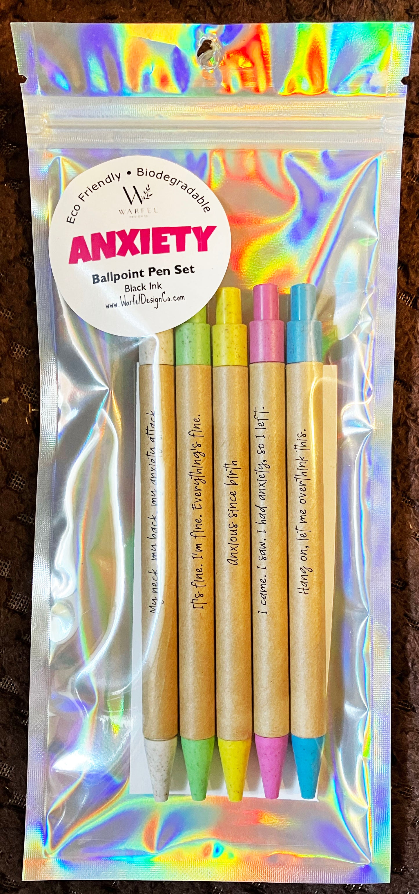 Anxiety Ballpoint Pen Set